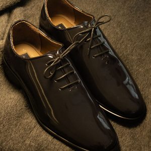 Zapatos Oxford de Cuero Charol Hechos a Medida
