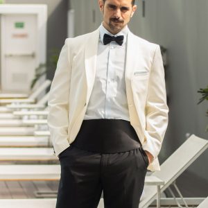 Fajín Liso de Raso Negro