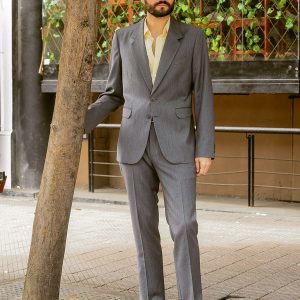 Traje Gris Clásico de Lana Virgen