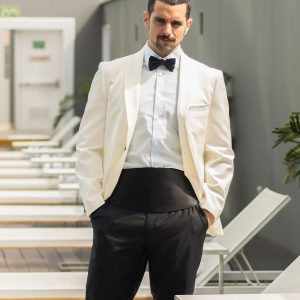 Chaqueta para Esmoquin Marfil Hecha a Medida